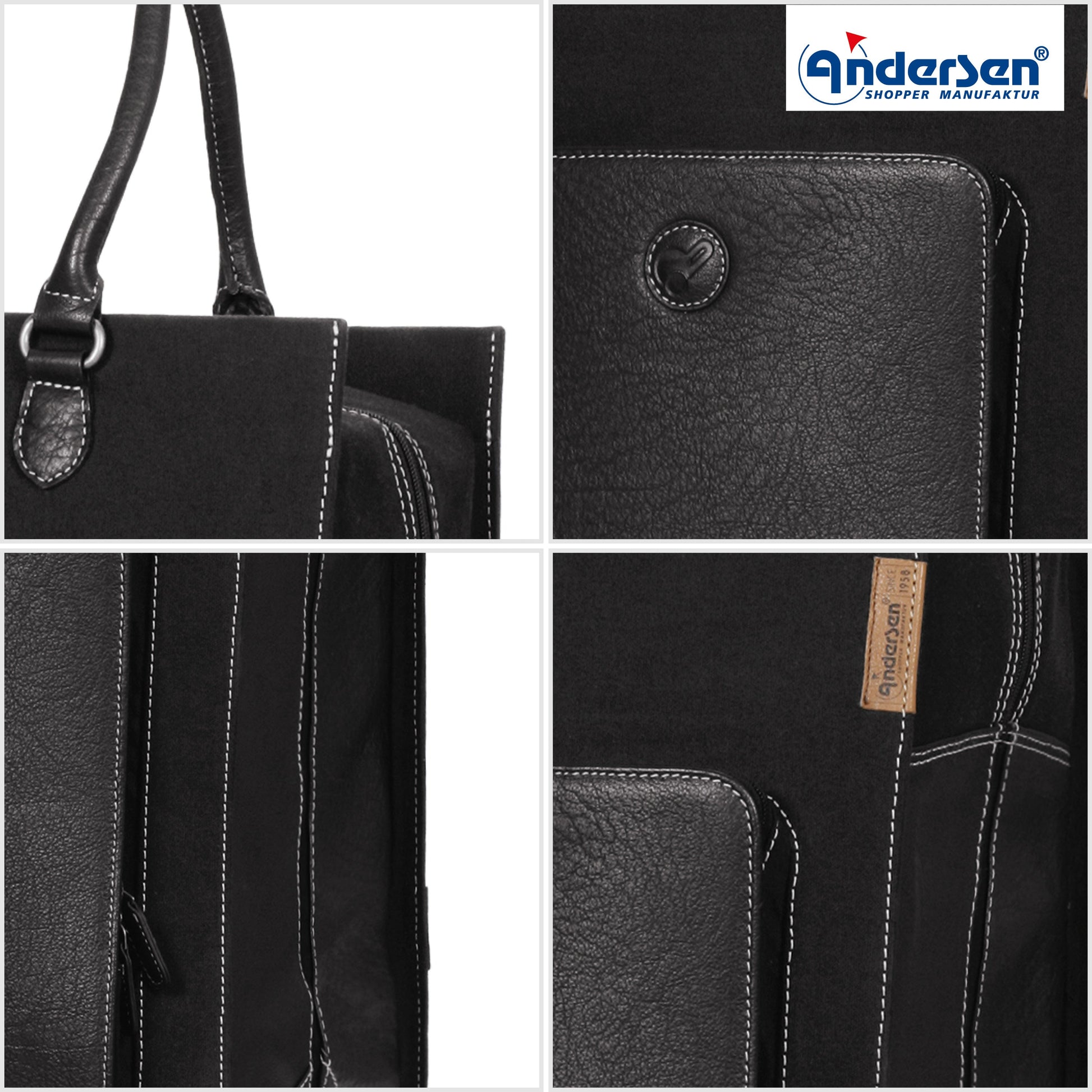 Andersen Shopper Manufaktur-Alu Star Shopper Charu schwarz-www.shopping-trolley.ch-bild5