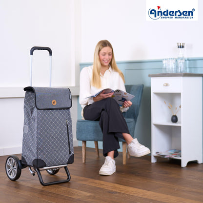 Andersen Shopper Manufaktur-Alu Star Shopper Sofia anthrazit-www.shopping-trolley.ch-bild6