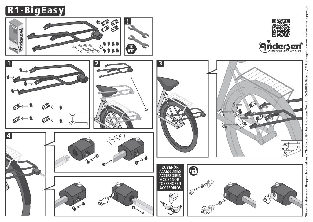 Andersen Shopper Manufaktur-Kupplung R1-BigEasy mit Schloss-www.shopping-trolley.ch-bild3