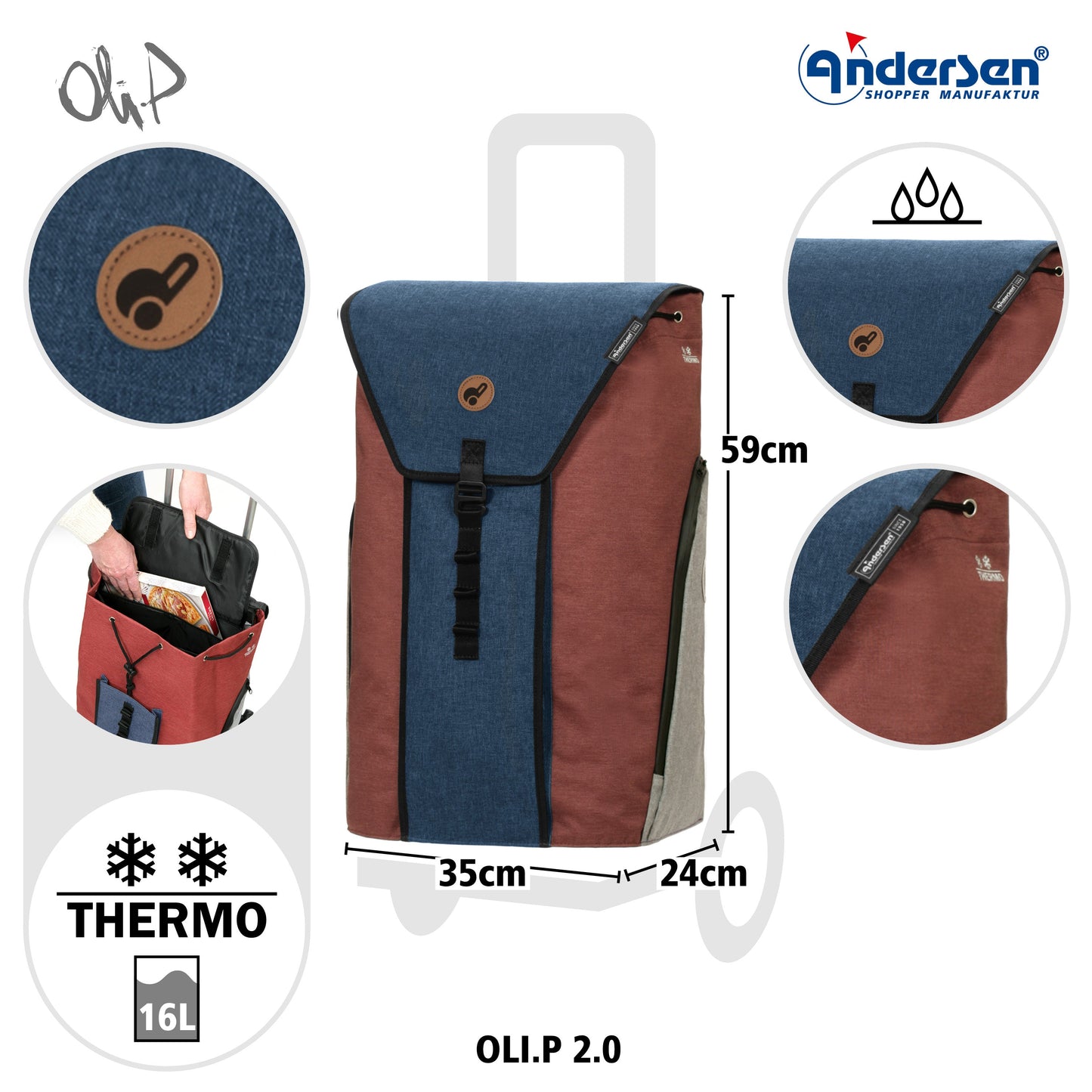 Andersen Shopper Manufaktur-Oli.P 2.0 blau-www.shopping-trolley.ch-bild2