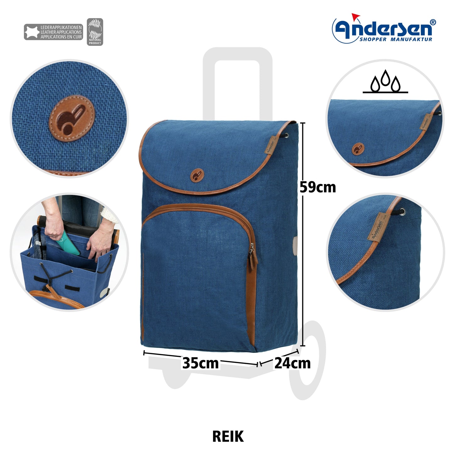 Andersen Shopper Manufaktur-Reik blau-www.shopping-trolley.ch-bild2