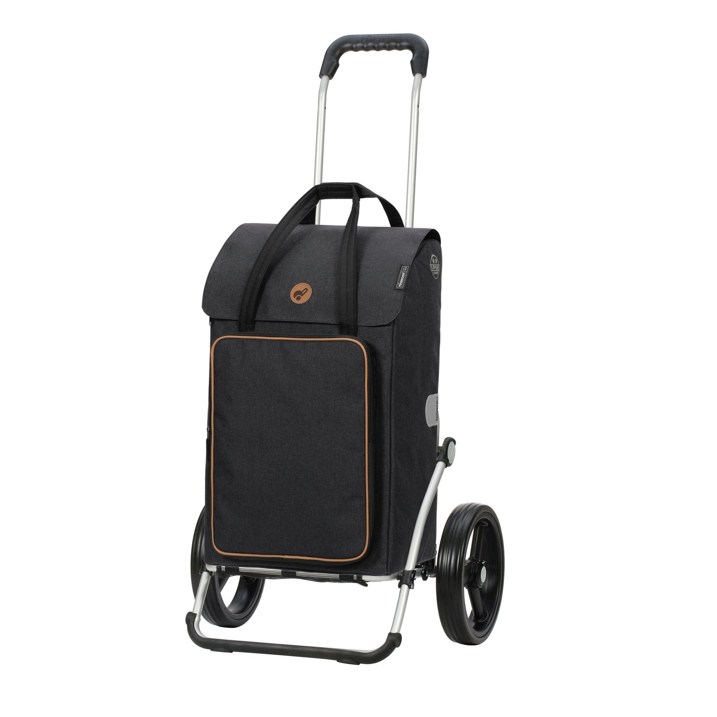 Andersen Shopper Manufaktur-Royal Shopper (Dreispeichenrad 25 cm) Ipek Bo schwarz-www.shopping-trolley.ch-bild1