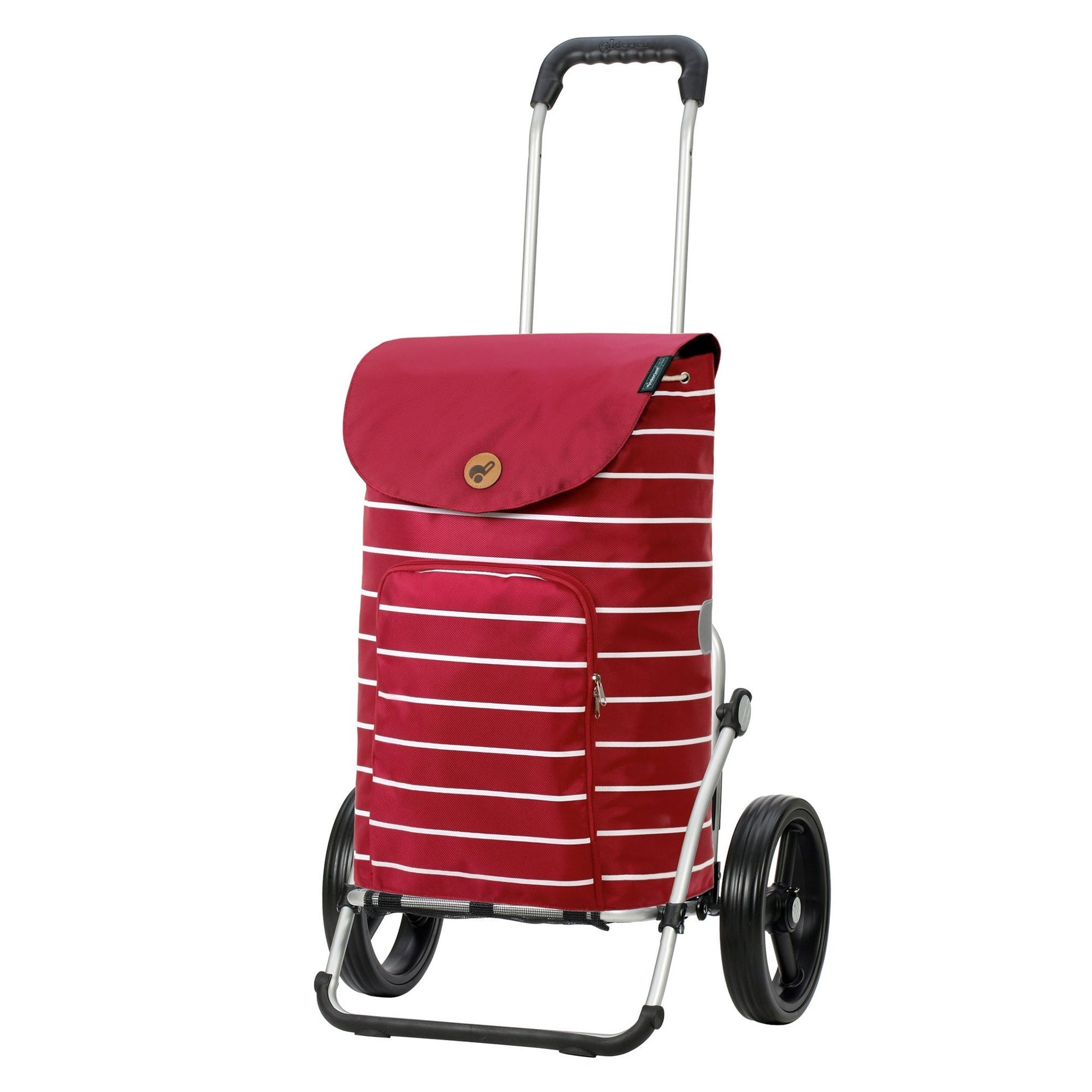 Andersen Shopper Manufaktur-Royal Shopper (Dreispeichenrad 25 cm) Mia rot-www.shopping-trolley.ch-bild1