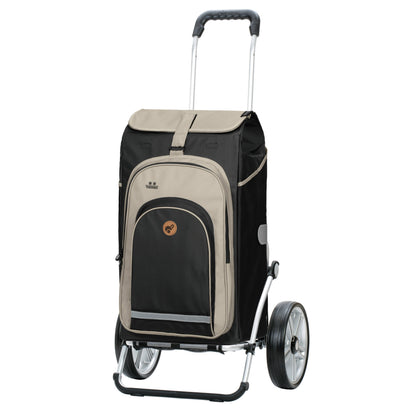 Andersen Shopper Manufaktur-Royal Shopper (Kugellagerrad 25 cm) Hydro 2.1 schwarz-www.shopping-trolley.ch-bild1