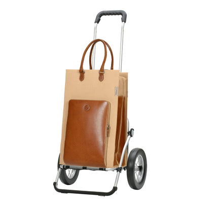 Andersen Shopper Manufaktur-Royal Shopper (Metallspeichenrad 25 cm) Charu beige-www.shopping-trolley.ch-bild1