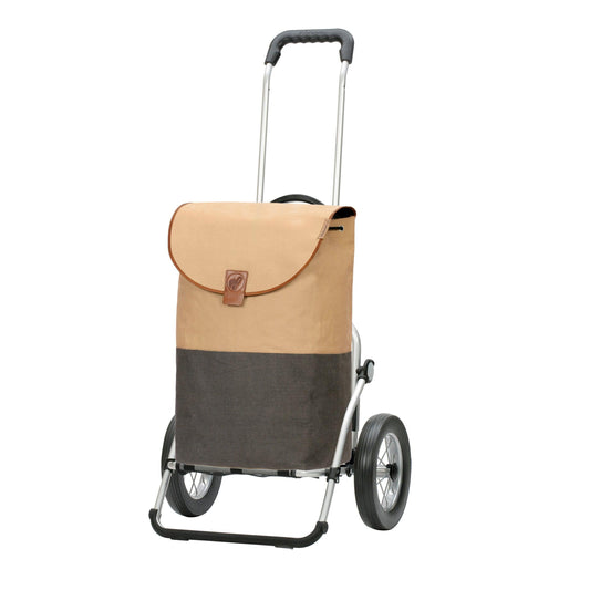 Andersen Shopper Manufaktur-Royal Shopper (Metallspeichenrad 25 cm) Priya beige-www.shopping-trolley.ch-bild1