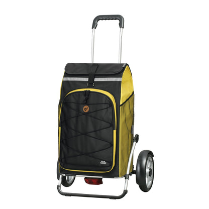 Andersen Shopper Manufaktur-Royal Shopper Plus (Kugellagerrad 25 cm) Fado 2.0 gelb-www.shopping-trolley.ch-bild1