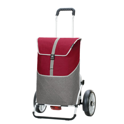 Andersen Shopper Manufaktur-Royal Shopper Plus (Kugellagerrad 25 cm) Lasse rot-www.shopping-trolley.ch-bild1