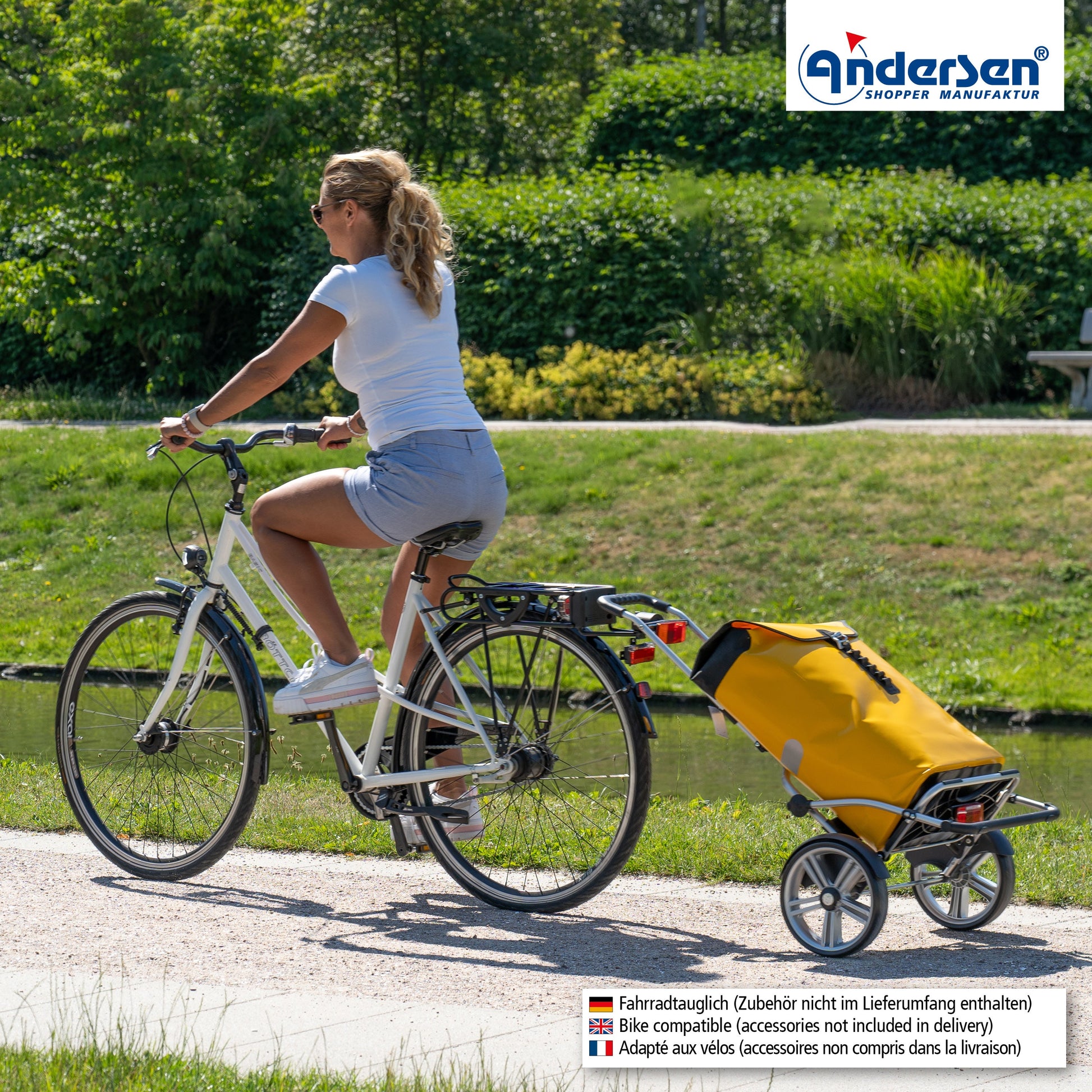 Andersen Shopper Manufaktur-Royal Shopper Plus (Kugellagerrad 25 cm) Ortlieb gelb-www.shopping-trolley.ch-bild6