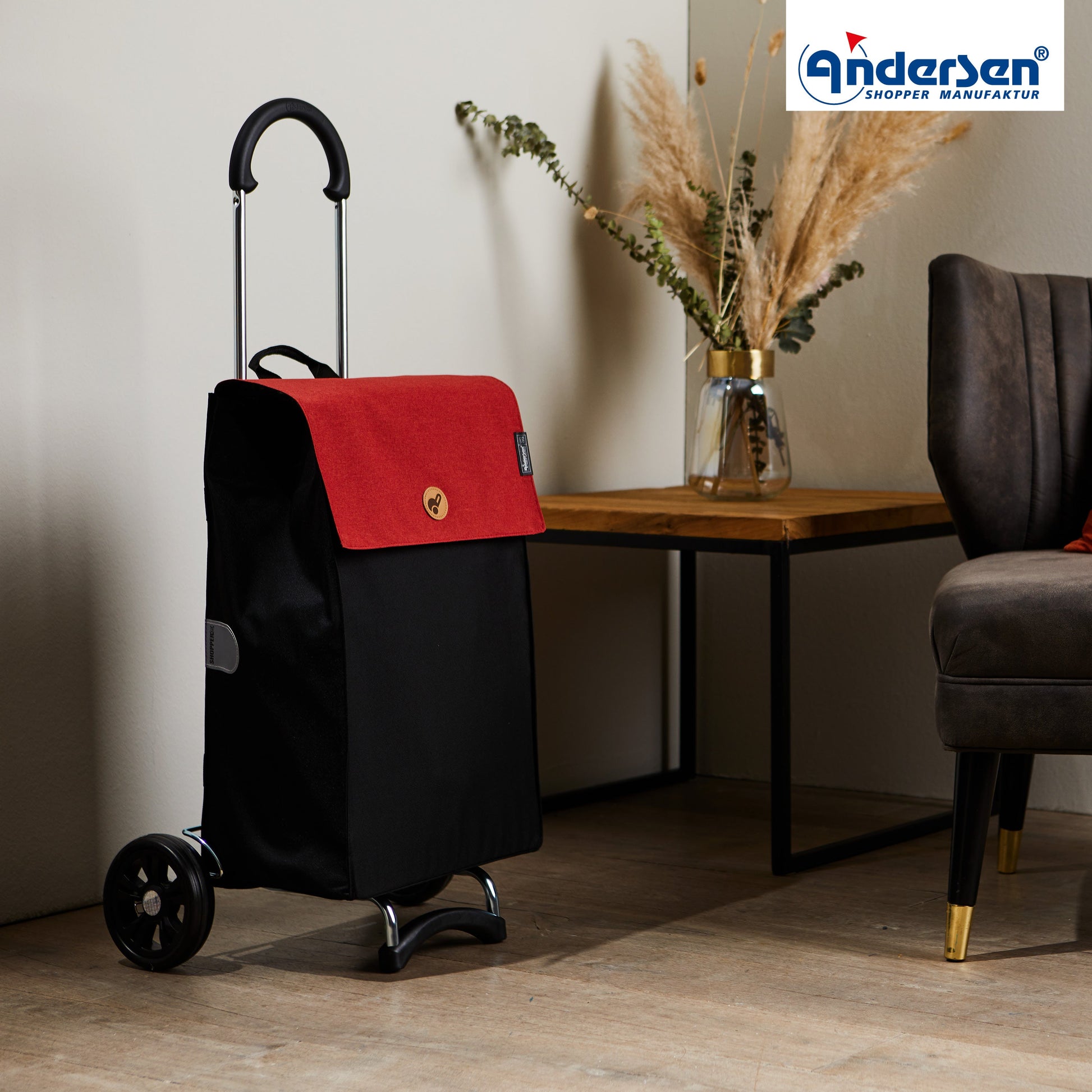 Andersen Shopper Manufaktur-Scala Shopper Hera rot-www.shopping-trolley.ch-bild6