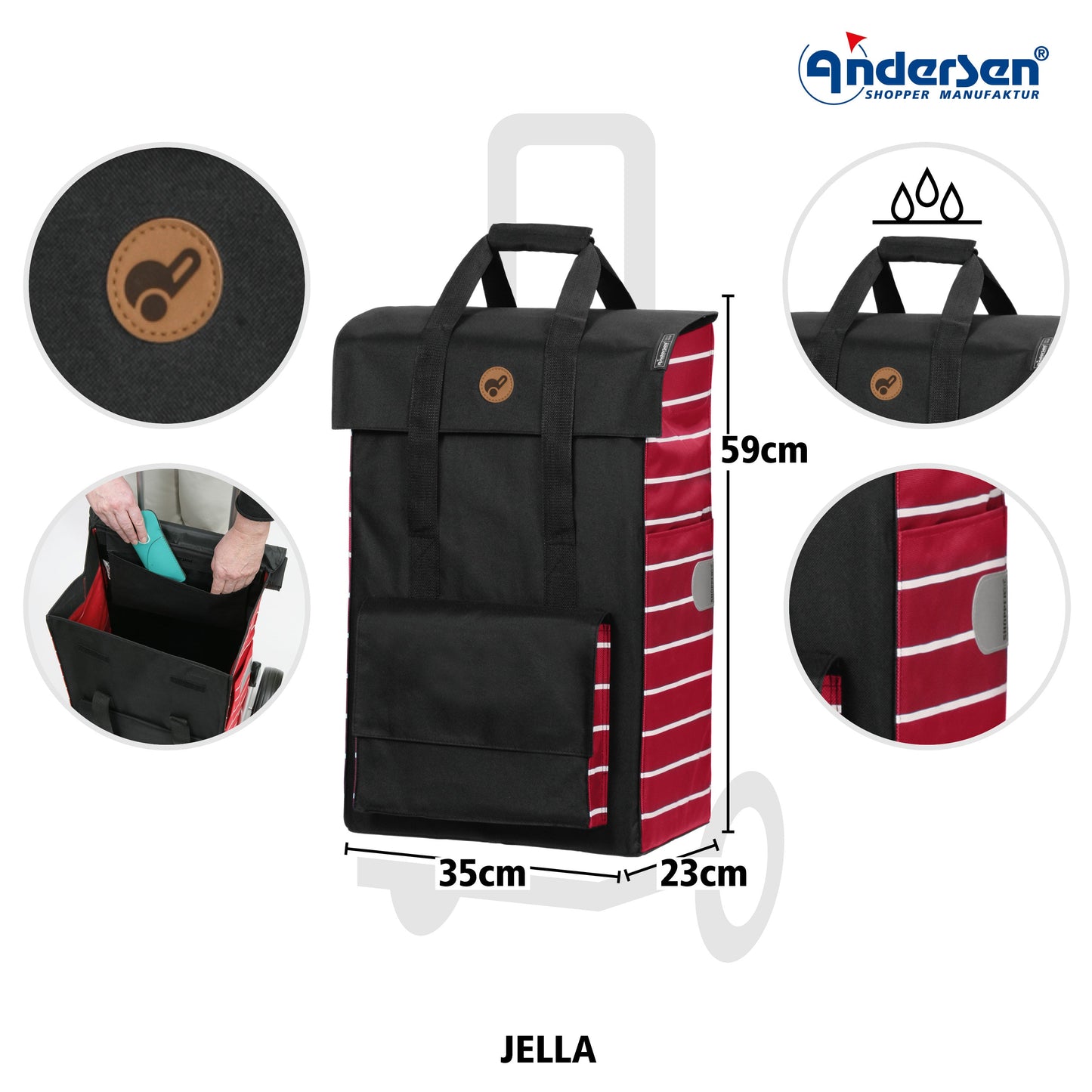 Andersen Shopper Manufaktur-Scala Shopper Jella rot-www.shopping-trolley.ch-bild3