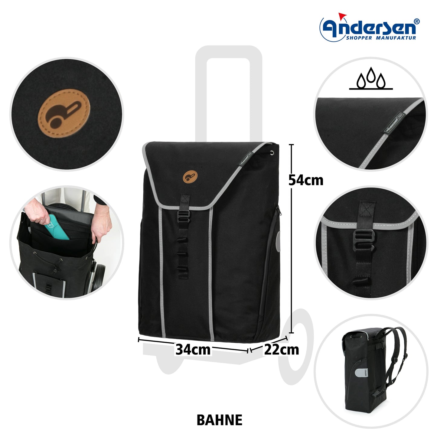 Andersen Shopper Manufaktur-Scala Shopper Plus Bahne grau-www.shopping-trolley.ch-bild3