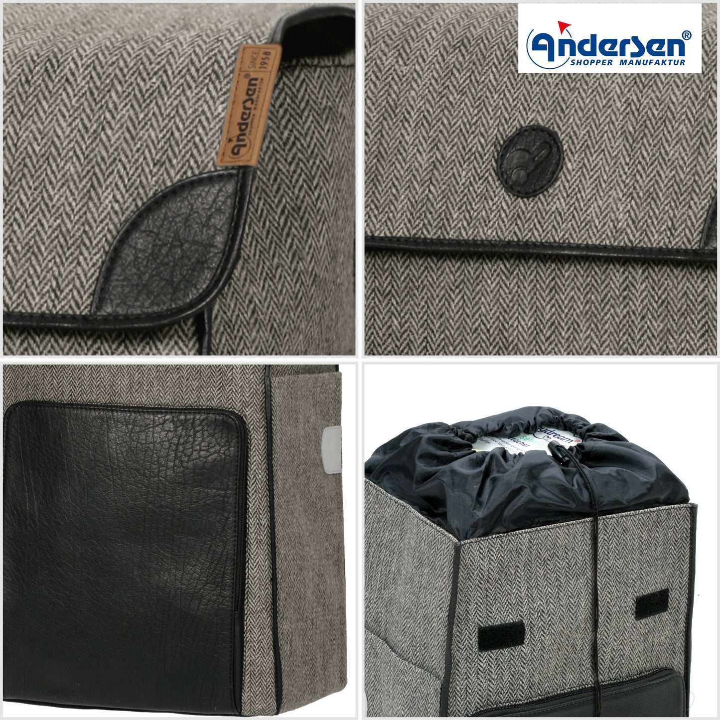 Andersen Shopper Manufaktur-Scala Shopper Plus Elik schwarz-www.shopping-trolley.ch-bild5