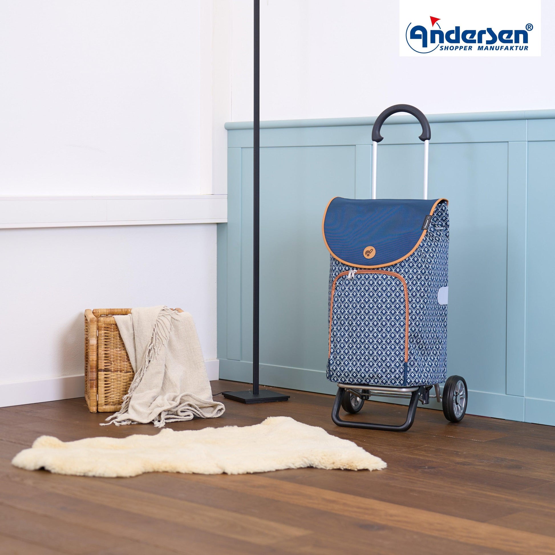 Andersen Shopper Manufaktur-Scala Shopper Plus Famke blau-www.shopping-trolley.ch-bild6