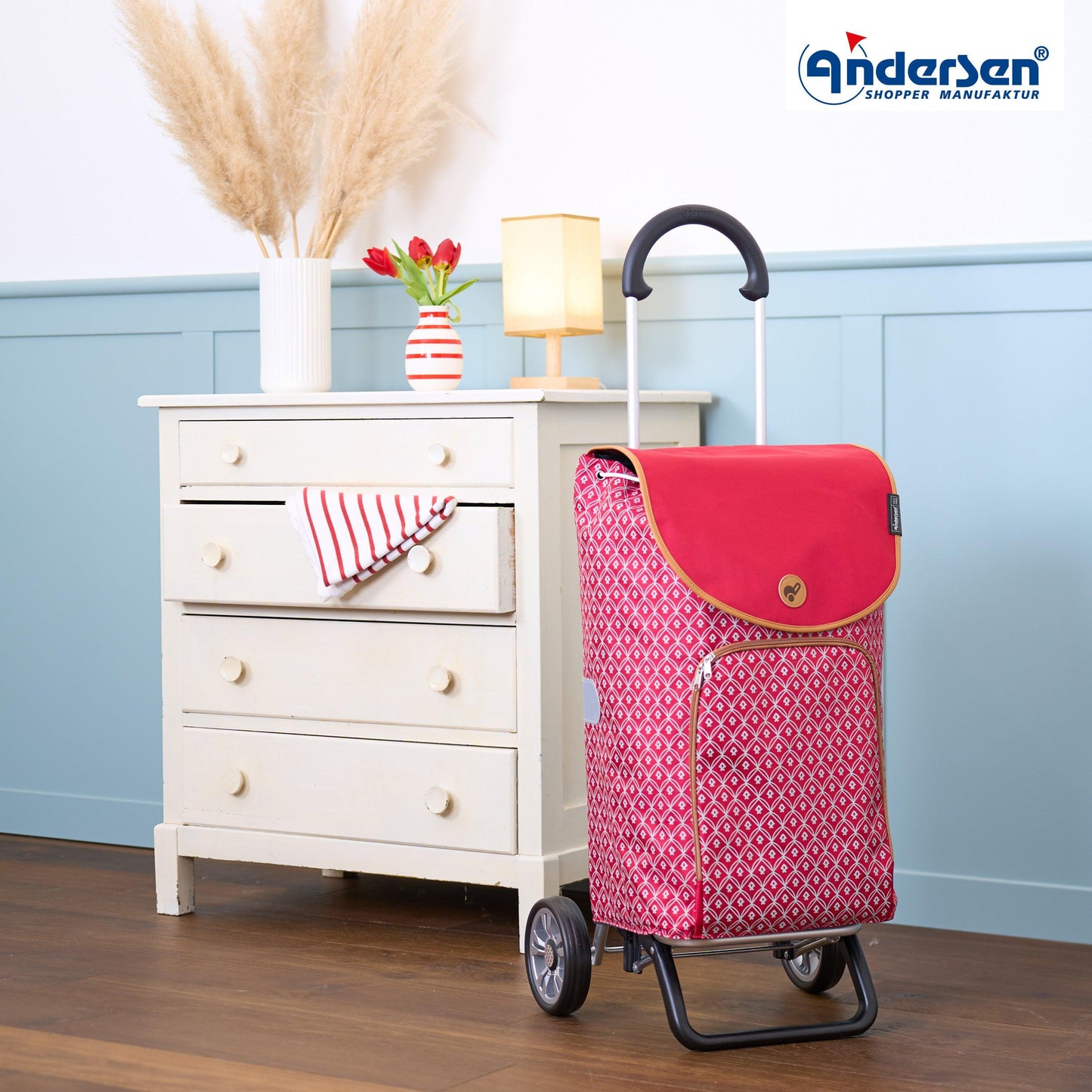 Andersen Shopper Manufaktur-Scala Shopper Plus Famke rot-www.shopping-trolley.ch-bild6