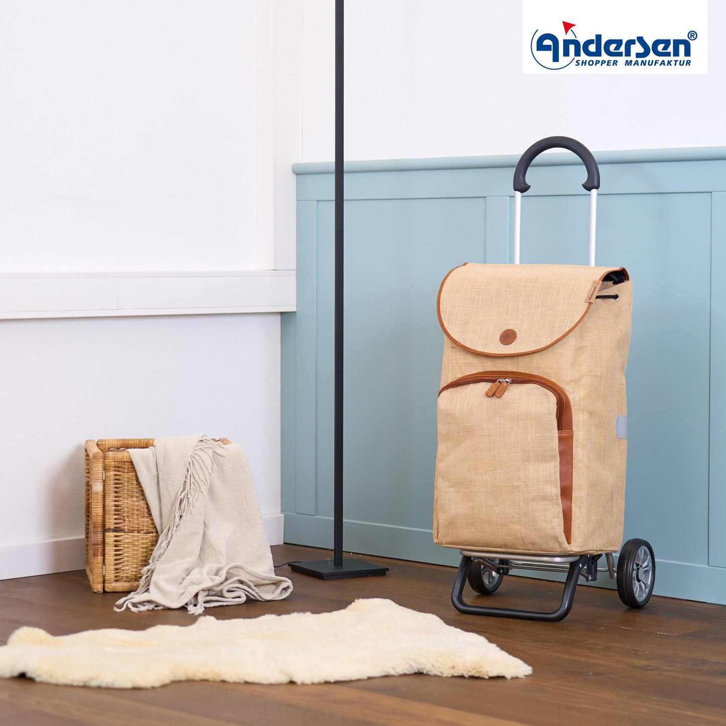 Andersen Shopper Manufaktur-Scala Shopper Plus Reik beige-www.shopping-trolley.ch-bild6