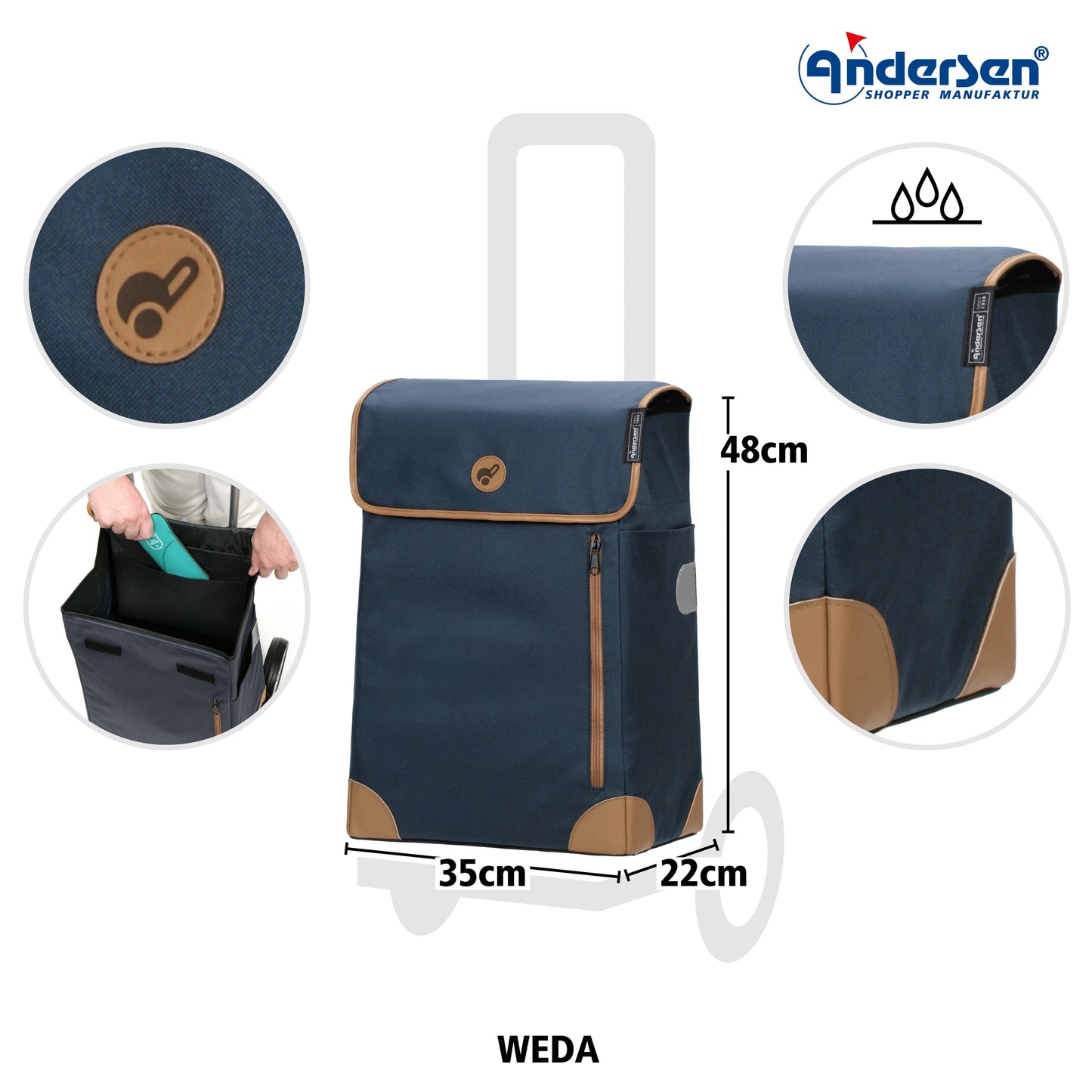 Andersen Shopper Manufaktur-Scala Shopper Plus Weda blau-www.shopping-trolley.ch-bild3