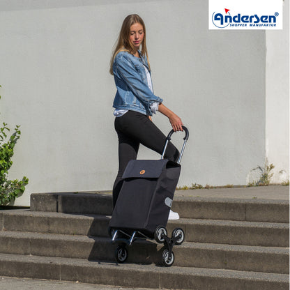 Andersen Shopper Manufaktur-Treppensteiger Scala Shopper Hera schwarz-www.shopping-trolley.ch-bild6