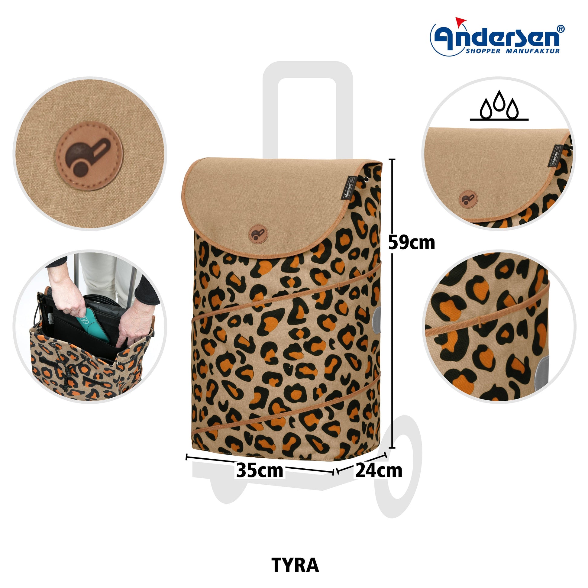 Andersen Shopper Manufaktur-Tyra leo-www.shopping-trolley.ch-bild2