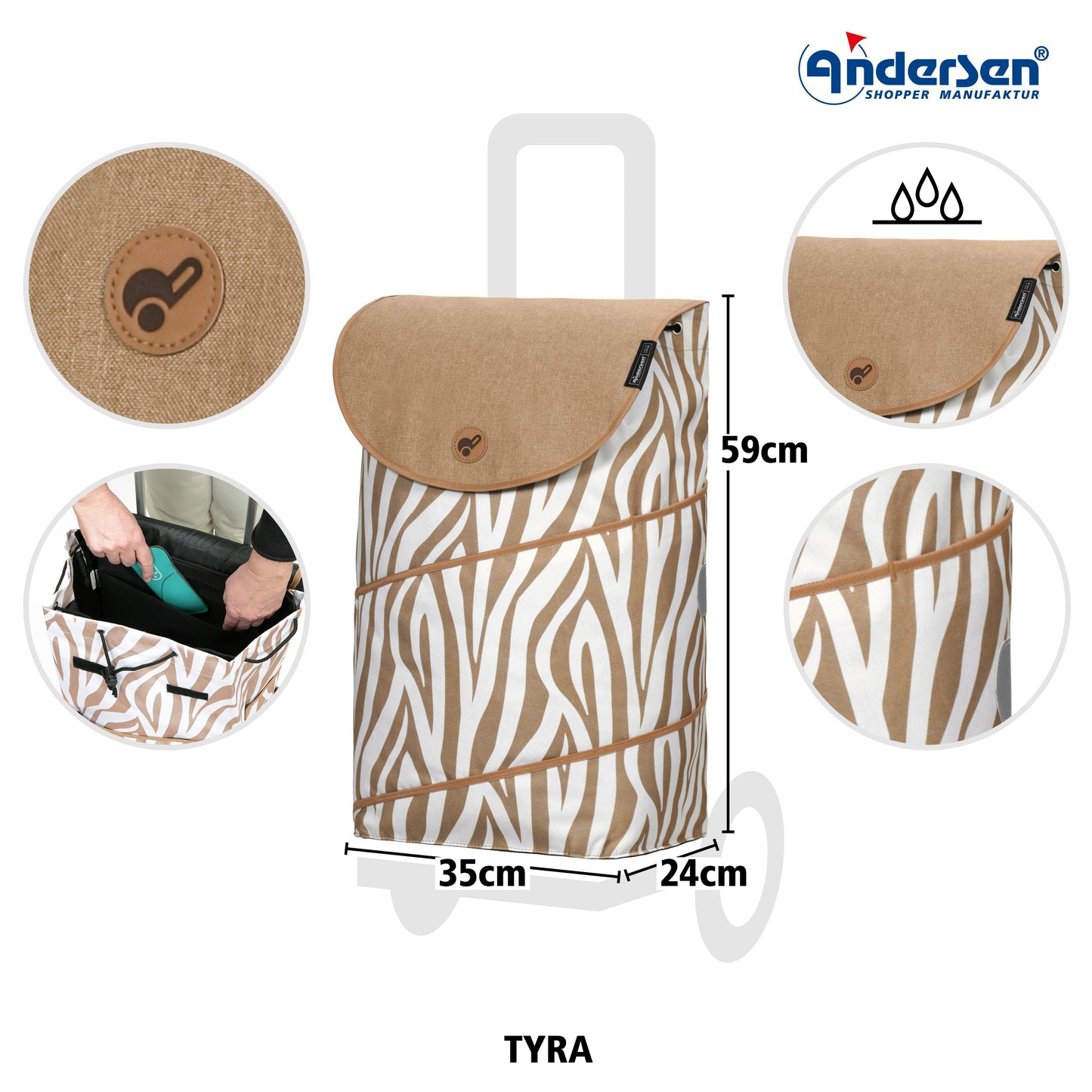 Andersen Shopper Manufaktur-Tyra zebra-www.shopping-trolley.ch-bild2