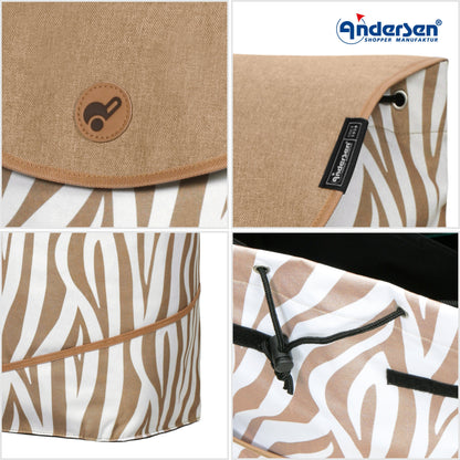 Andersen Shopper Manufaktur-Tyra zebra-www.shopping-trolley.ch-bild3