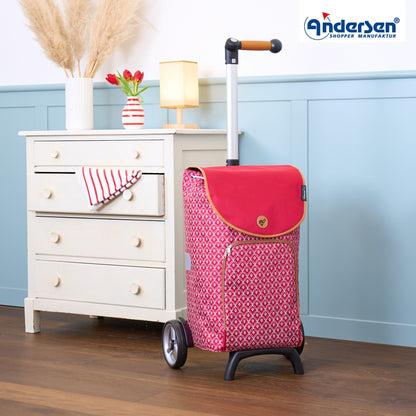 Andersen Shopper Manufaktur-Unus Shopper Fun Famke rot-www.shopping-trolley.ch-bild7