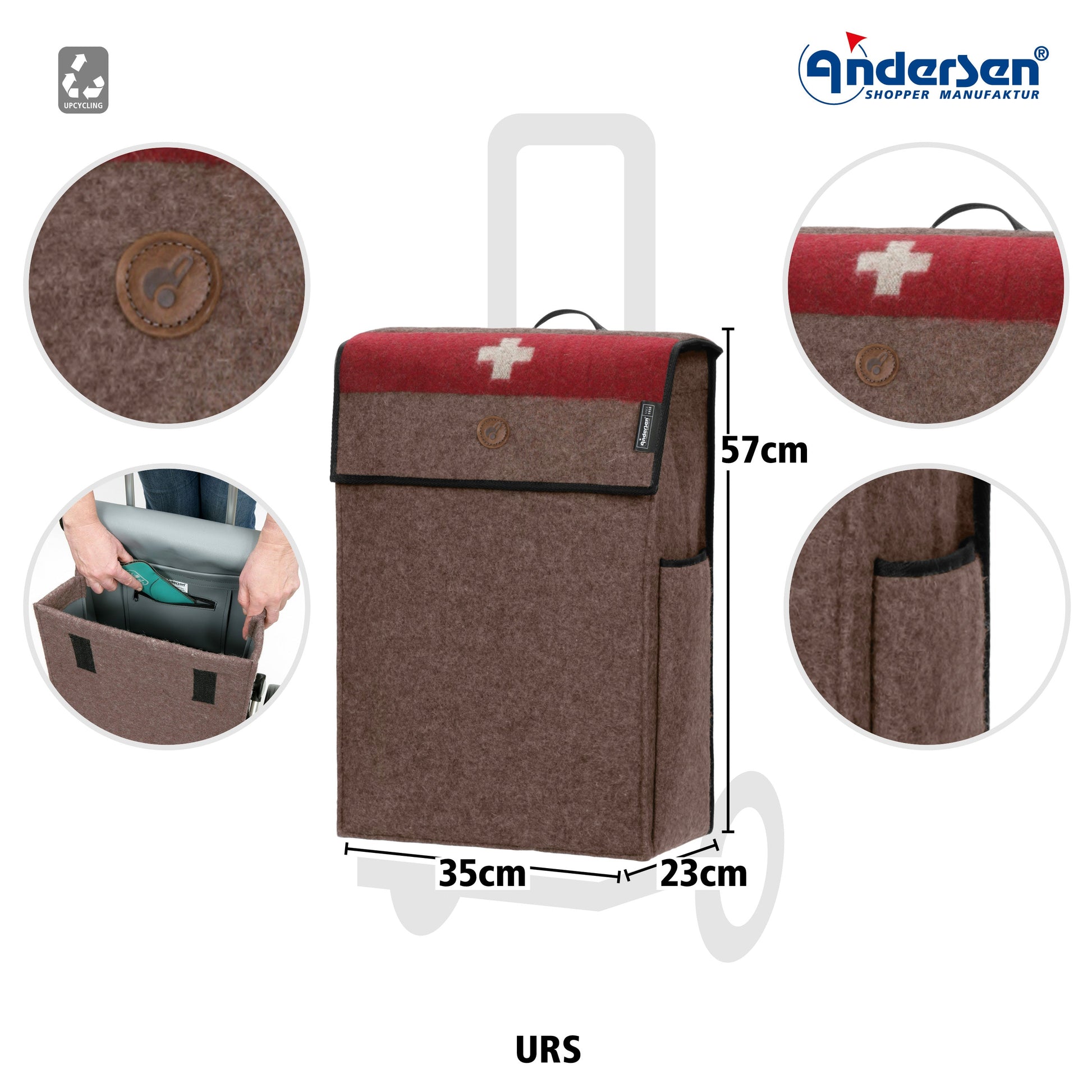 Andersen Shopper Manufaktur-Urs braun-www.shopping-trolley.ch-bild2